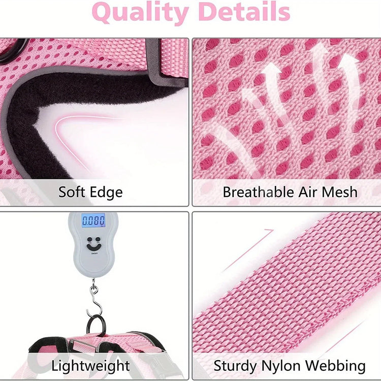 Adjustable Non-Slip Cat Leash with Vest – Safe, Comfortable Outdoor Adventures