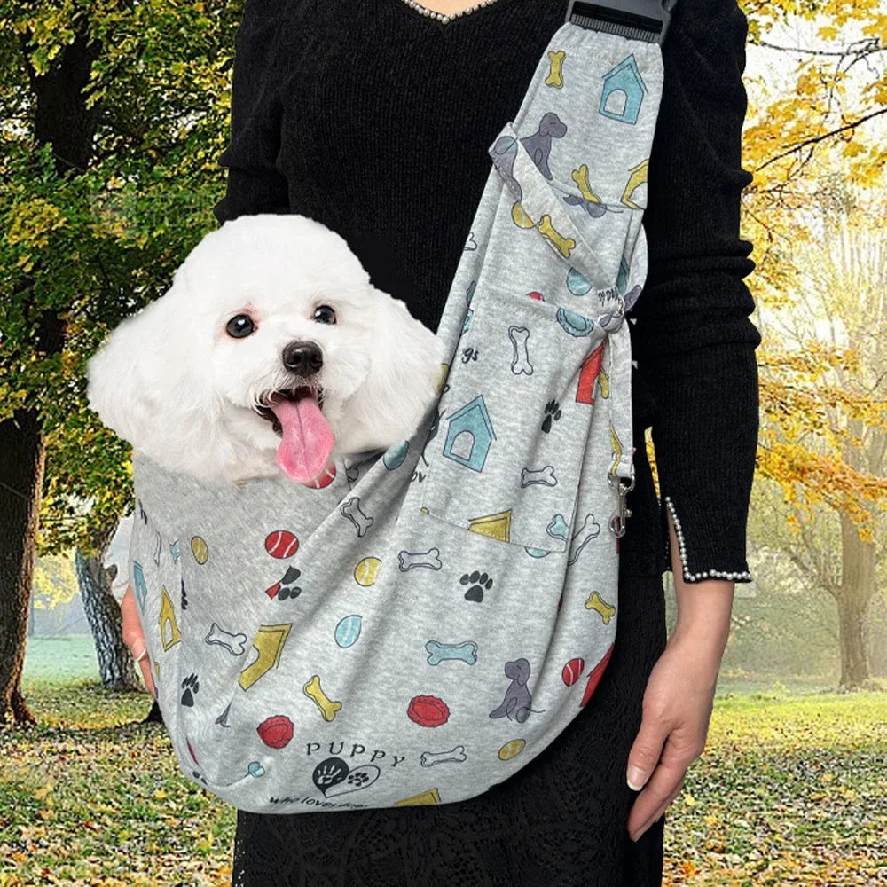 Printing Small Dog & Cat Bag – Travel Carrier for Puppies & Kittens