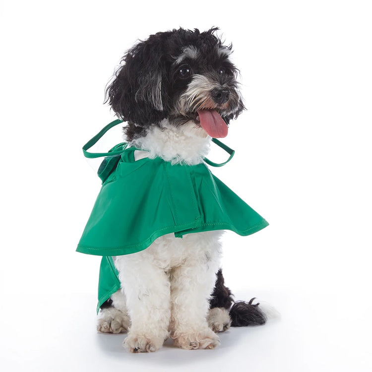 Fashionable Reflective Pet Dog Raincoat – Waterproof Hooded Jacket for Large Dogs