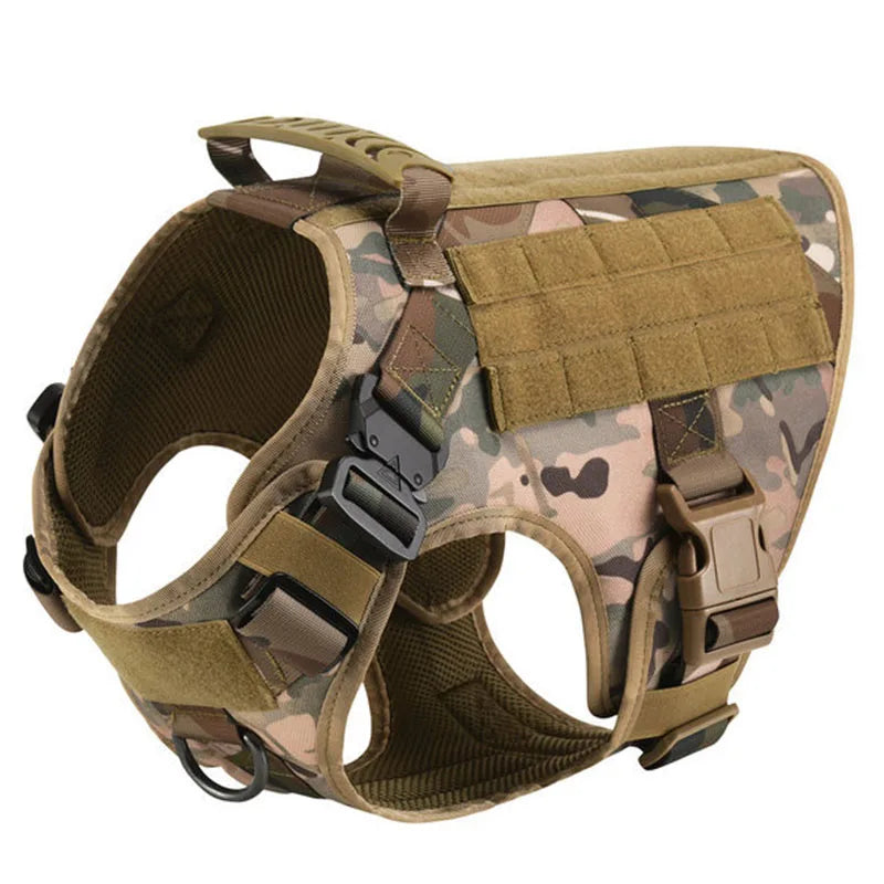 Large Dog Harness & Leash Set – Training & Walking Vest with Collar