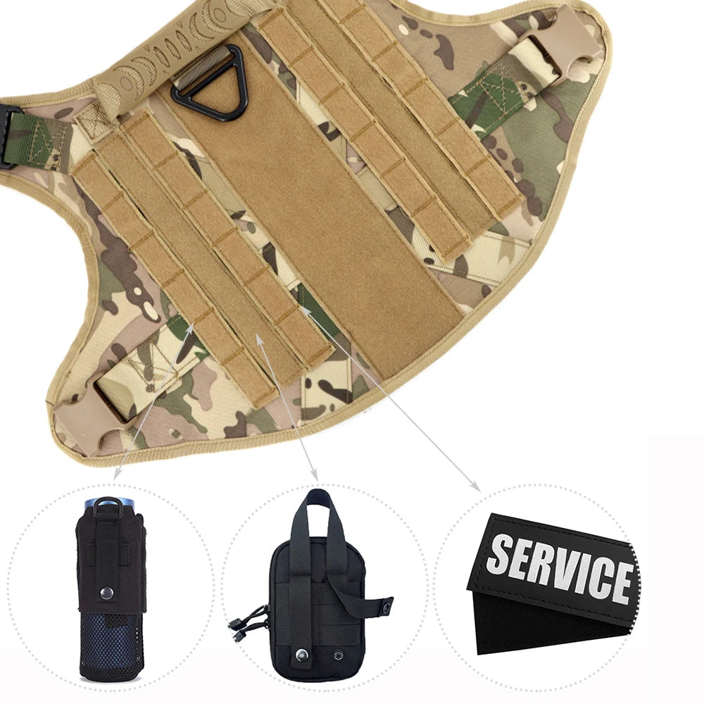 Military Tactical Dog Harness Set – Complete Training Gear
