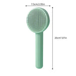 Cat Grooming Brush – Soft & Effective Hair Remover for Happy Pets