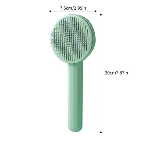 Cat Grooming Brush – Soft & Effective Hair Remover for Happy Pets