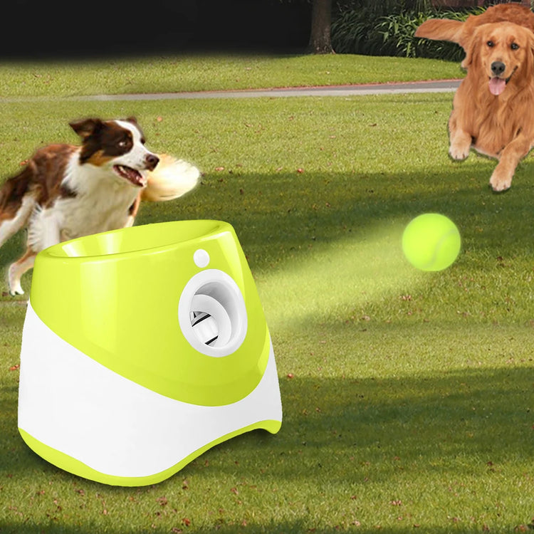 Dog Tennis Launcher – Automatic Ball Throwing Machine for Interactive Pet Play
