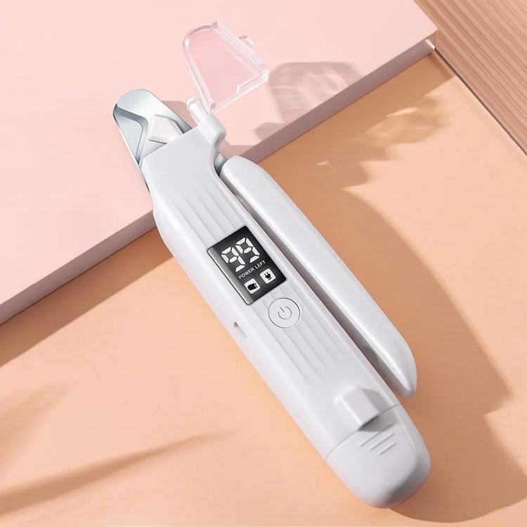 2-in-1 Electric Dog Nail Grinder & Clipper – Safe Grooming with Built-In LED Light