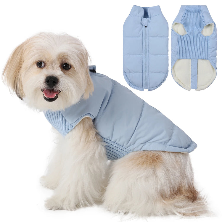 Pet Knitted Leisure Dog Clothes – Autumn/Winter Warm Vest Jacket for Small & Medium Dogs