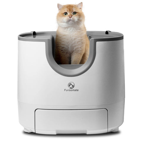 Self-Cleaning Cat Litter Box – Open-Top, Extra Large, with Advanced Safety Sensors for Multi-Cat Households