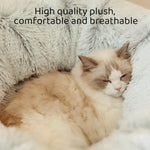 Cat Tunnel Bed with Mat – Plush Playground for Endless Fun