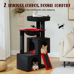 Large Multi-Level Cat Tree – Cozy Condos, Sisal Scratching Posts & Fun Toys for Indoor Cats
