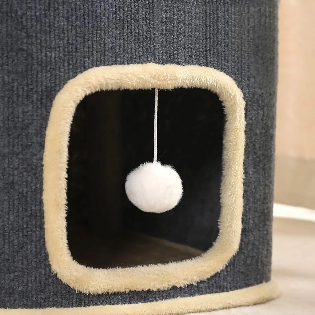 2-Layer Cat House – Cozy Cave & Play Space for Indoor Cats