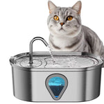 3.5L Automatic Stainless Steel Pet Water Fountain – Fresh, Flowing Water for Cats & Dogs