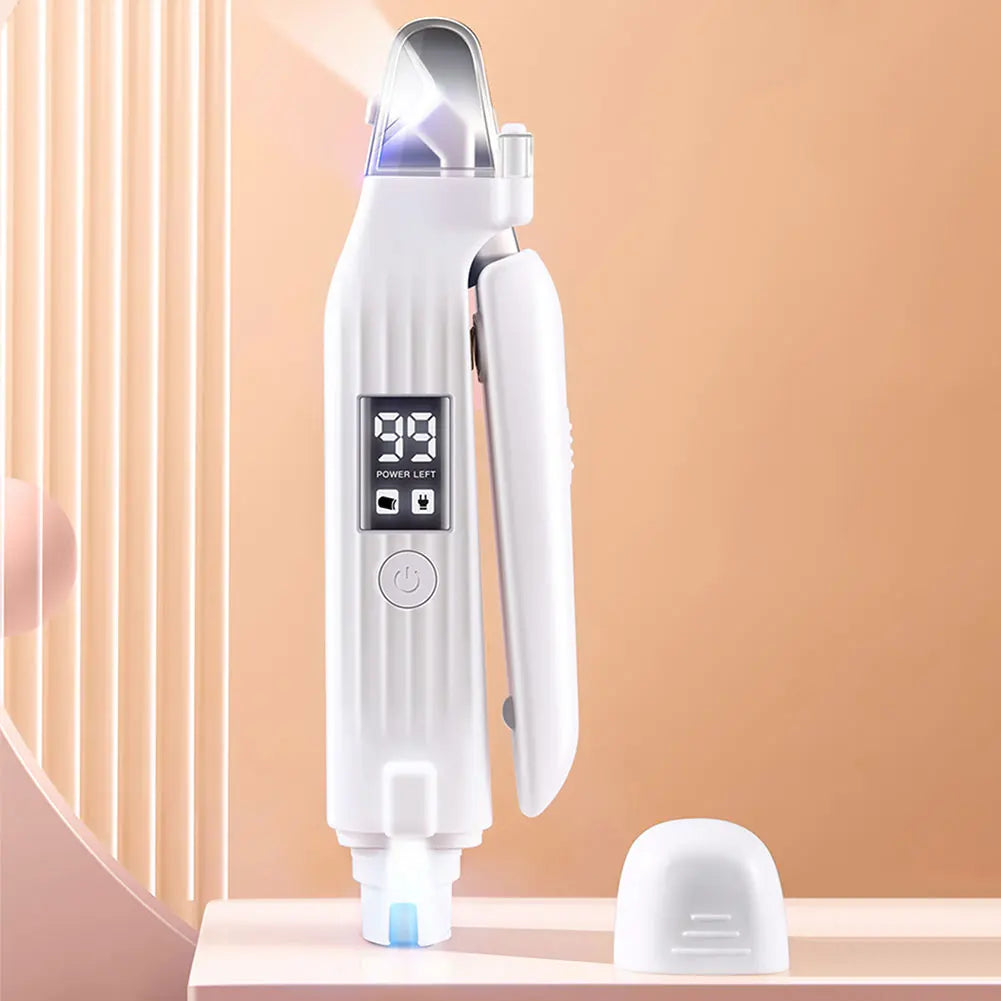 2-in-1 Electric Dog Nail Grinder & Clipper – Safe Grooming with Built-In LED Light