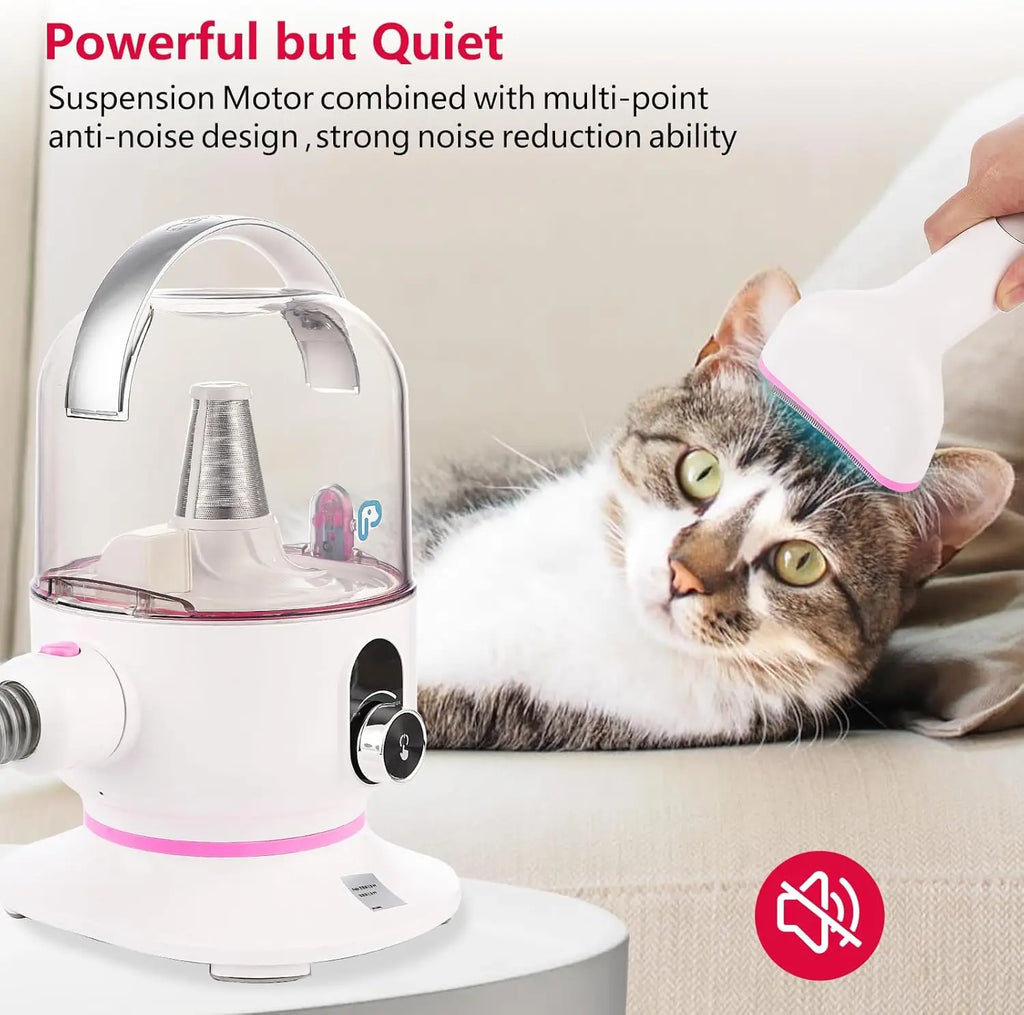 Pet Grooming Vacuum – Dog Hair Groomer & Multi-Functional Pet Grooming Kit