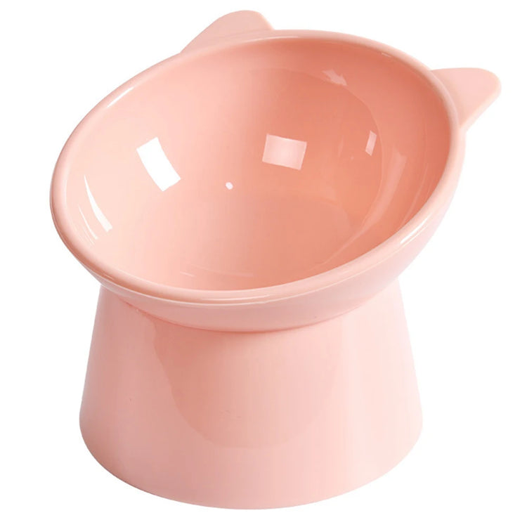 Tilted Elevated Cat Food Bowl – Ergonomic, Anti-Vomiting, Non-Slip Design for Comfortable Mealtime