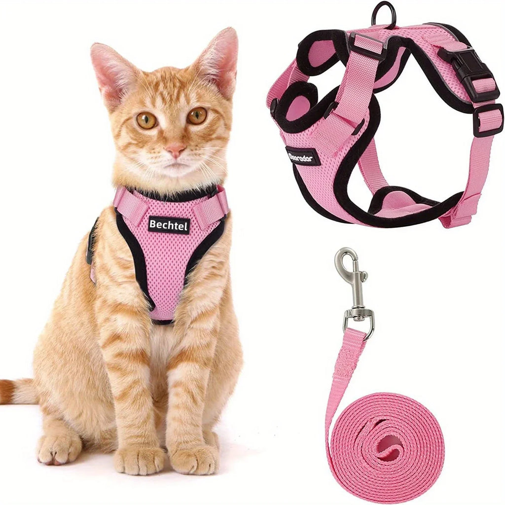 Adjustable Non-Slip Cat Leash with Vest – Safe, Comfortable Outdoor Adventures