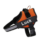 No-Pull Reflective Dog Harness – Adjustable Vest with Custom ID Patch