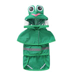 Fashionable Reflective Pet Dog Raincoat – Waterproof Hooded Jacket for Large Dogs