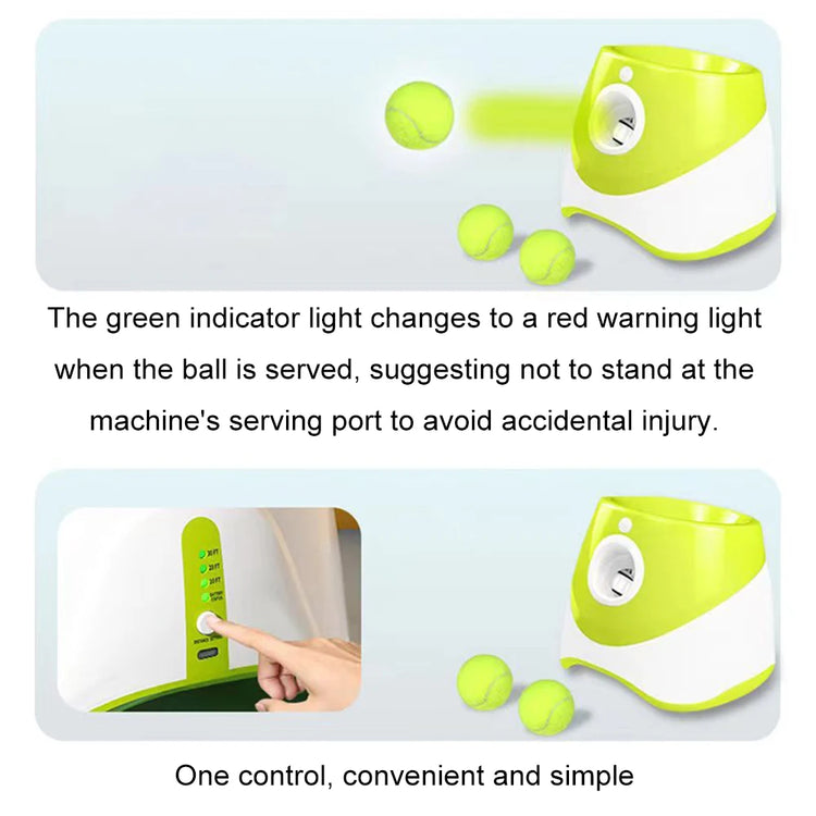 Dog Tennis Launcher – Automatic Ball Throwing Machine for Interactive Pet Play