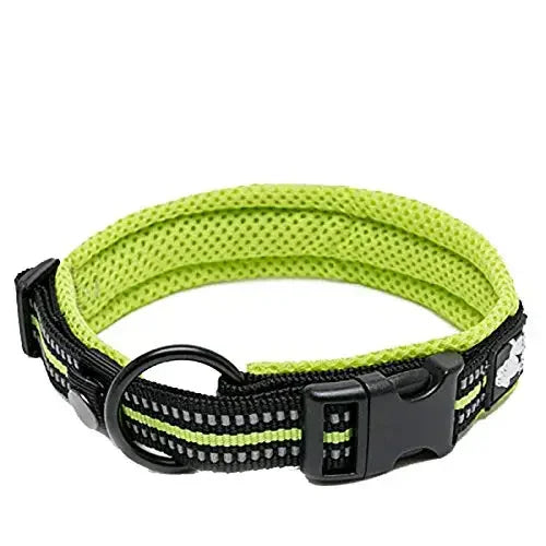 Truelove Nylon Dog Collar – Soft Padded, Reflective, Adjustable & Durable for Training and Everyday Use