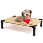 Elevated Dog Bed – Cooling Raised Pet Cot with Chew-Proof Mesh & Metal Frame