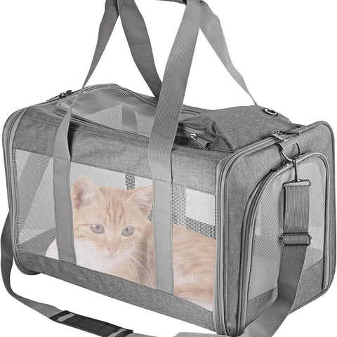 Airline-Approved Pet Carrier – Soft-Sided Travel Bag for Cats & Dogs