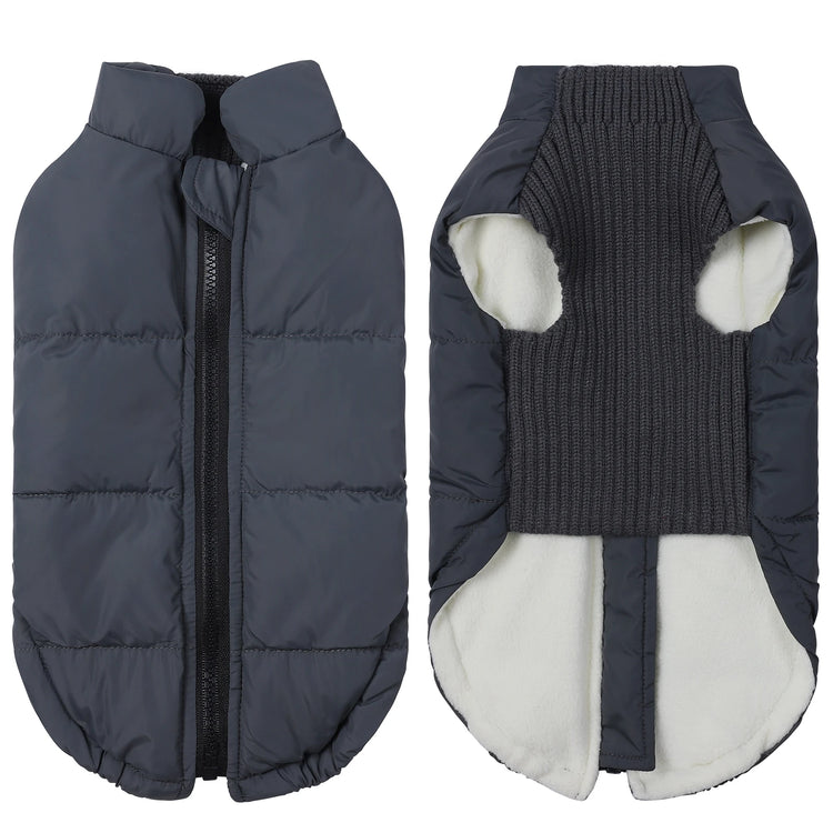 Pet Knitted Leisure Dog Clothes – Autumn/Winter Warm Vest Jacket for Small & Medium Dogs