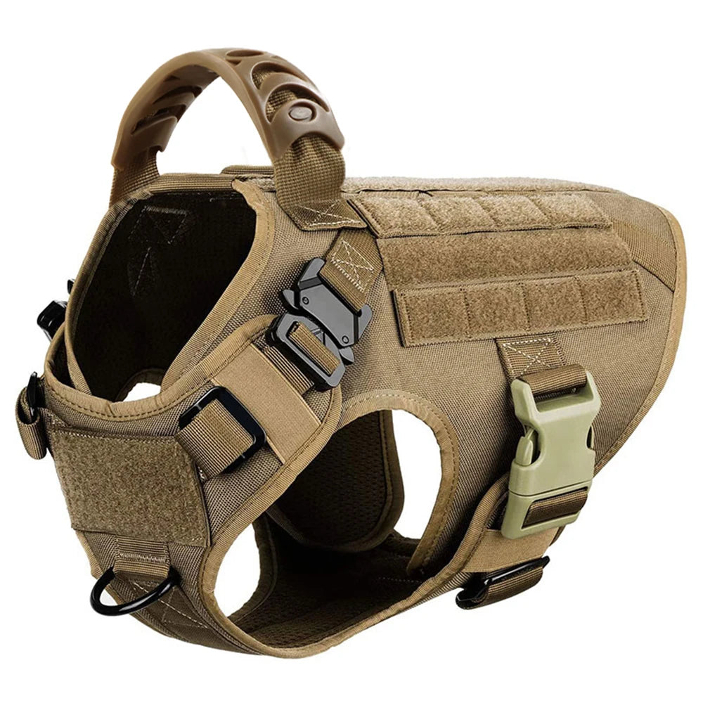 Large Dog Harness & Leash Set – Training & Walking Vest with Collar