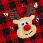 Plaid Pet Dog Sweater – Knitted Turtleneck Sweatshirt for Small & Medium Dogs
