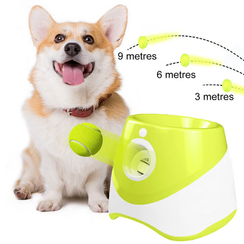 Dog Tennis Launcher – Automatic Ball Throwing Machine for Interactive Pet Play