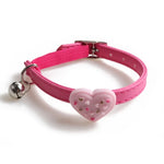 Cute Elastic Safety Cat Collar with Bell – Kawaii Heart & Donut Charms