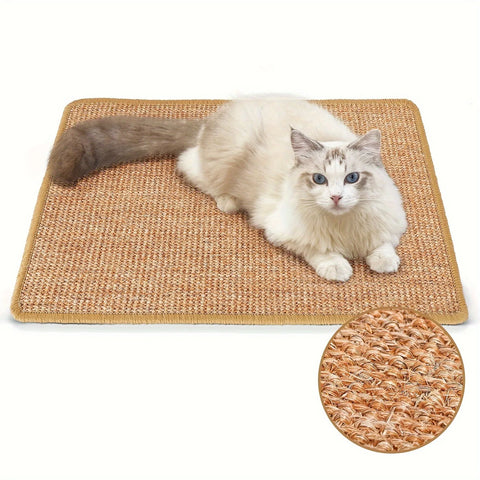 Premium Sisal Cat Scratching Mat – Furniture Saver & Healthy Scratching Spot for Indoor Cats