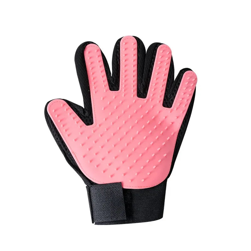 Pet Grooming Glove – Self-Cleaning Brush for Cats & Dogs