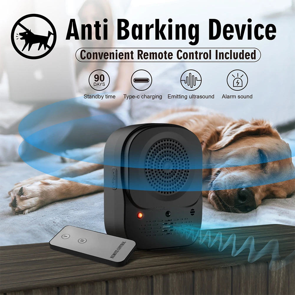 Ultrasonic Dog Barking Stop Device – 4 Adjustable Levels