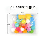 Cat Plush Toy Gun Set – Mini Shooting Plush Balls for Interactive Pet Fun