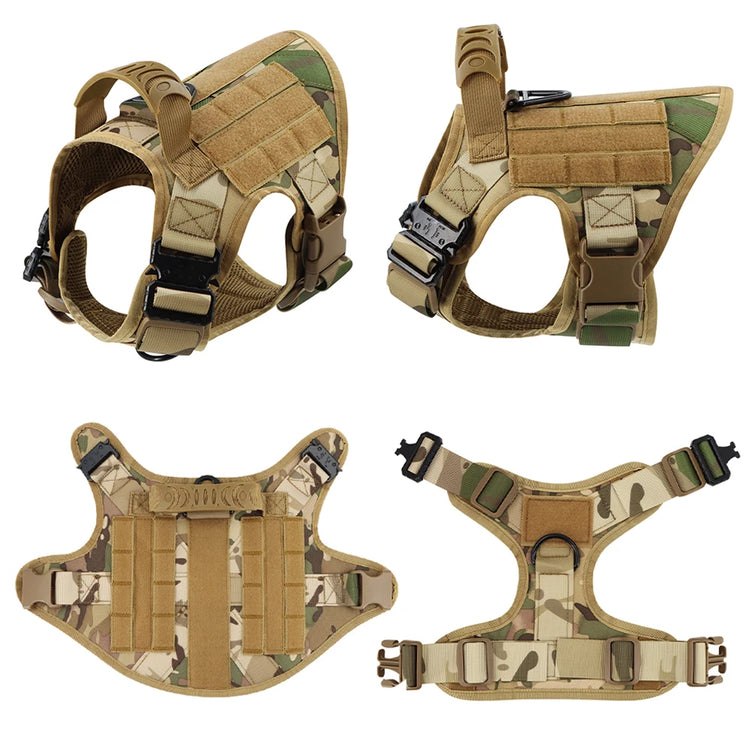 Military Tactical Dog Harness Set – Complete Training Gear