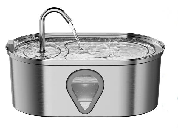 3.5L Automatic Stainless Steel Pet Water Fountain – Fresh, Flowing Water for Cats & Dogs
