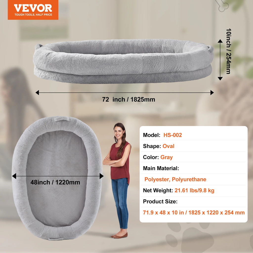 SucceBuy Human Dog Bed – XL Comfort for Adults & Pets