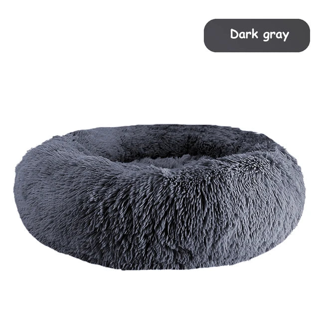 Donut Dog Bed – Plush Calming Pet Bed for Dogs & Cats