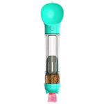 4-in-1 Portable Pet Water Bottle – 300ml/500ml with Food Container & Dog Whistle