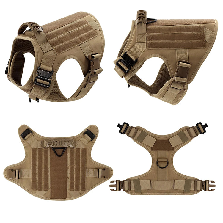 Large Dog Harness & Leash Set – Training & Walking Vest with Collar