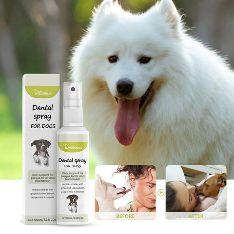 Mint Fresh Breath Spray – Oral Care & Odor Removal for Cats & Dogs