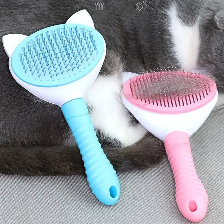 Self-Cleaning Pet Grooming Brush – Professional Quality Comb for Dogs & Cats