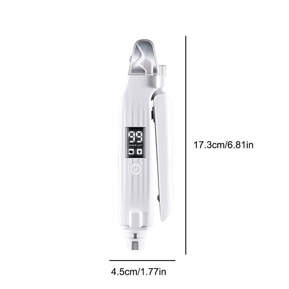 2-in-1 Electric Pet Nail Trimmer & Grinder – Quiet, Low Vibration Grooming with LED Light