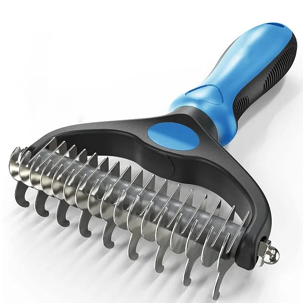 Dog Brush Pet Hair Remover – Professional Shedding & Grooming Tool for Dogs & Cats