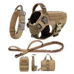 Large Dog Harness & Leash Set – Training & Walking Vest with Collar