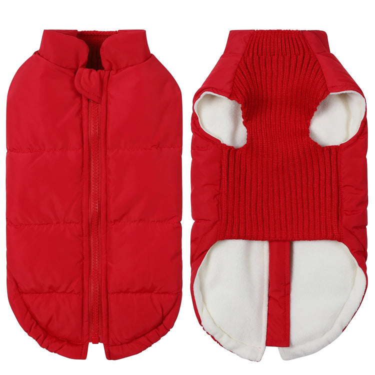 Pet Knitted Leisure Dog Clothes – Autumn/Winter Warm Vest Jacket for Small & Medium Dogs